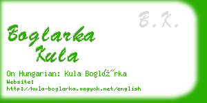 boglarka kula business card
